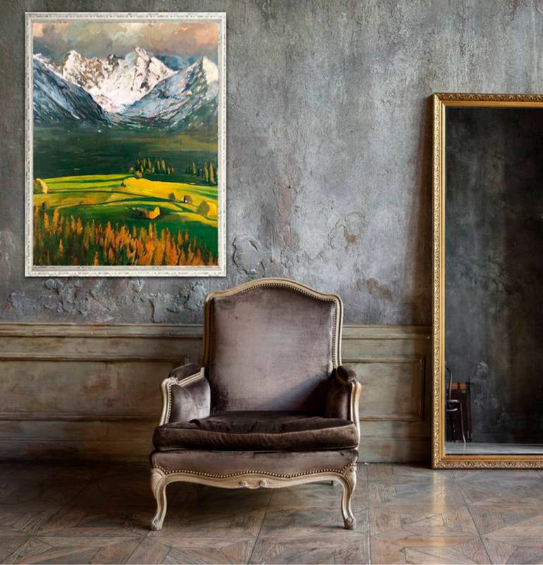 Original Realism Landscape Painting by Anna Bondar