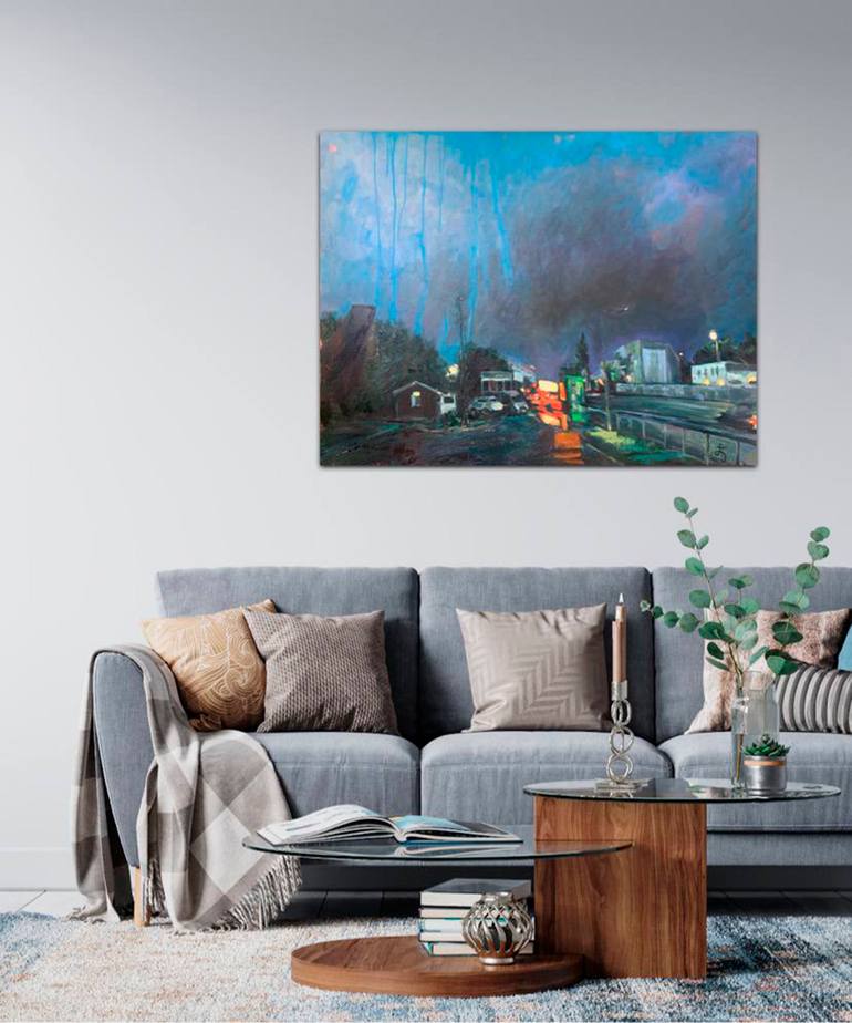 Original Impressionism Landscape Painting by Anna Bondar