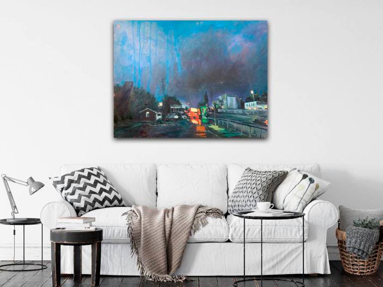 Original Impressionism Landscape Painting by Anna Bondar