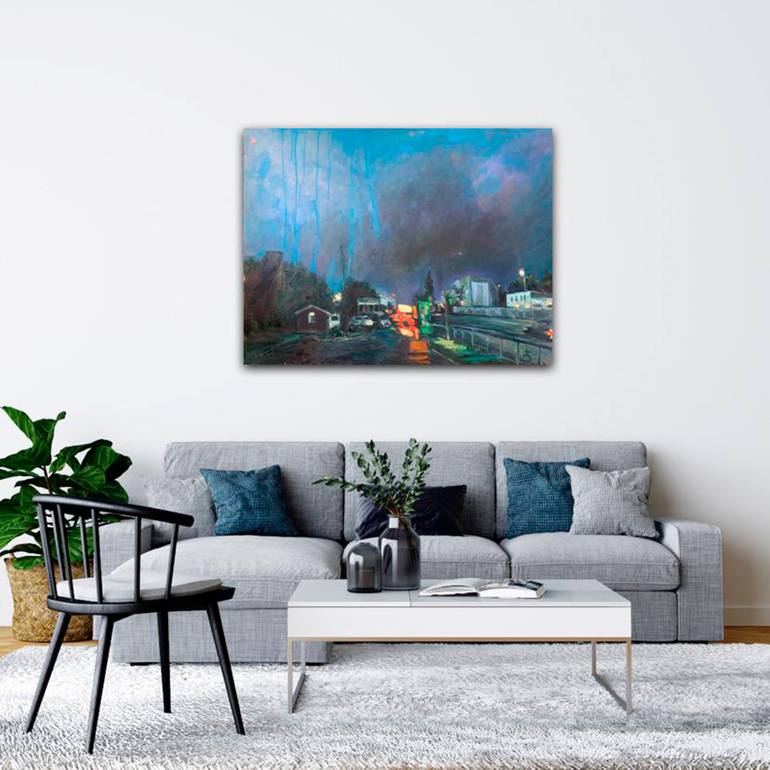 Original Impressionism Landscape Painting by Anna Bondar