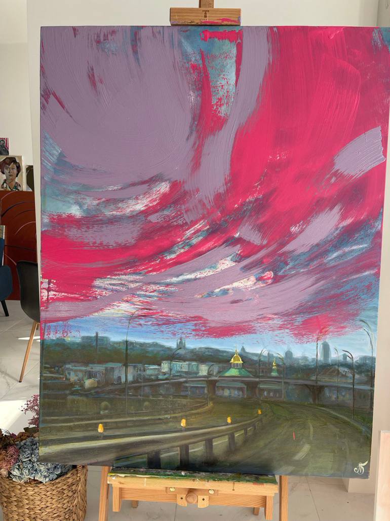 Original Impressionism Abstract Painting by Anna Bondar