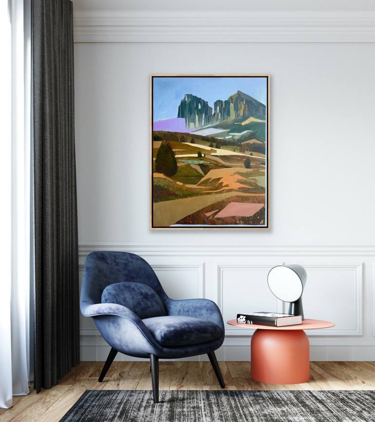 Original Modern Landscape Painting by Anna Bondar