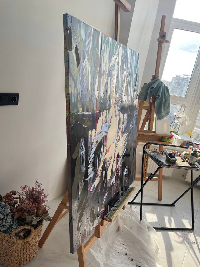 Original Modernism Abstract Painting by Anna Bondar