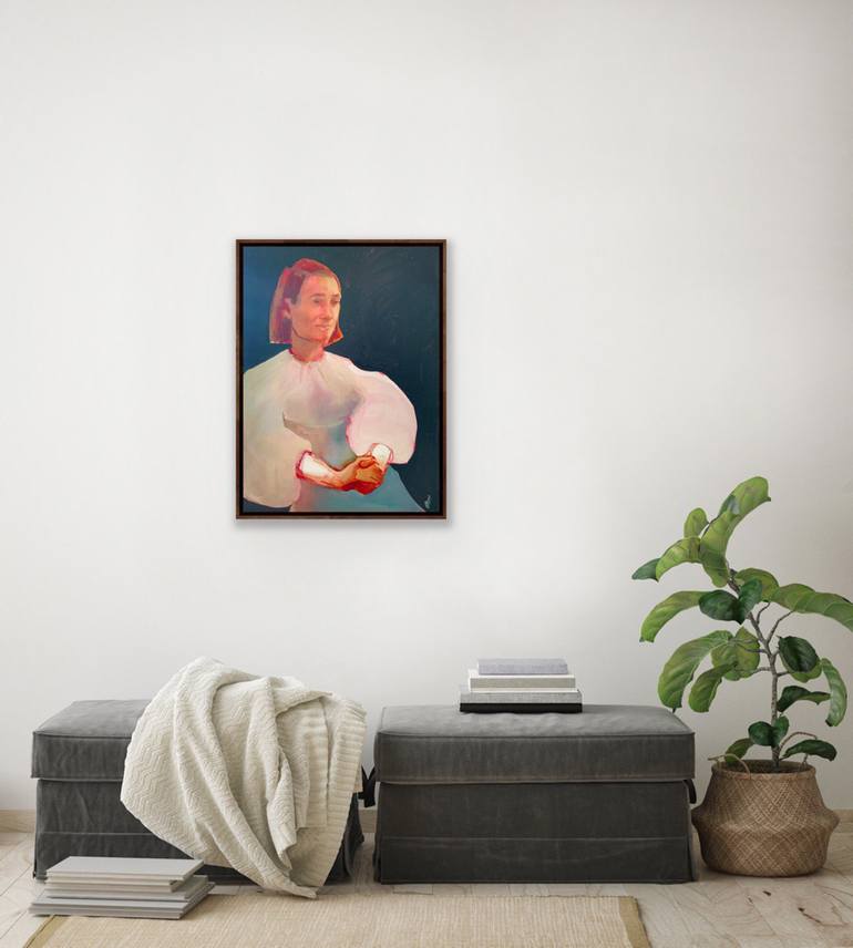 Original Figurative People Painting by Anna Bondar