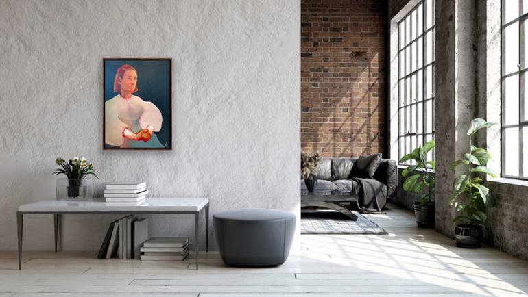 Original Figurative People Painting by Anna Bondar