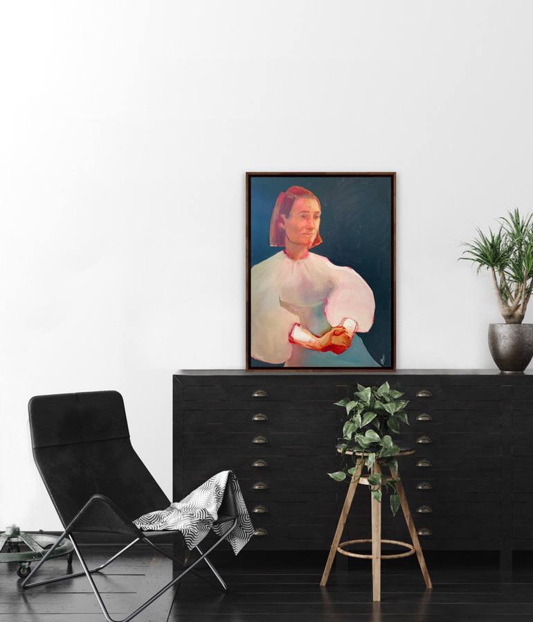 Original Figurative People Painting by Anna Bondar