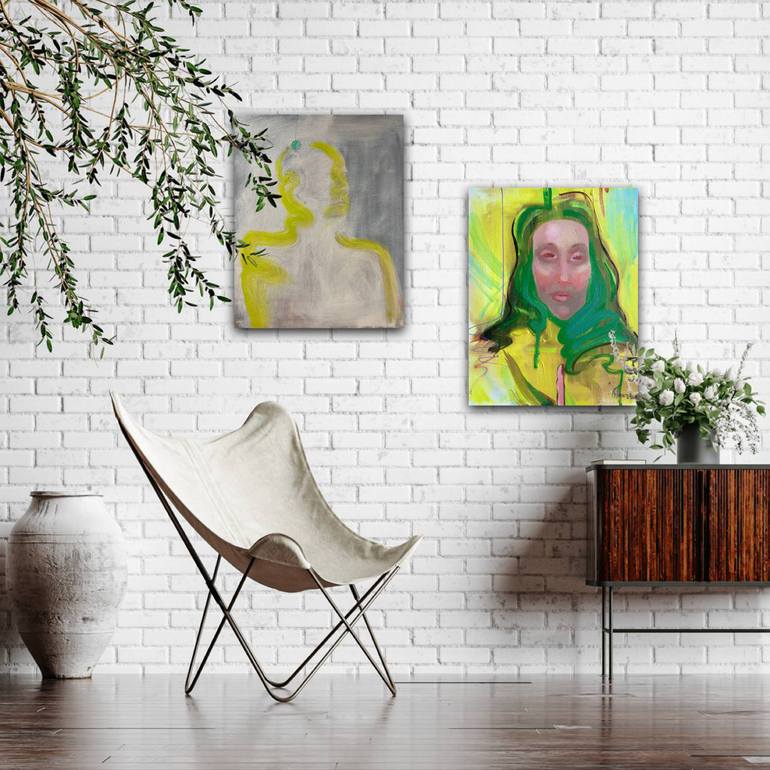 Original Minimalism Abstract Painting by Anna Bondar
