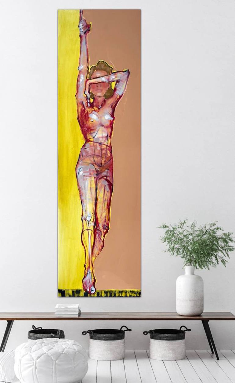 Original Abstract Women Painting by Anna Bondar