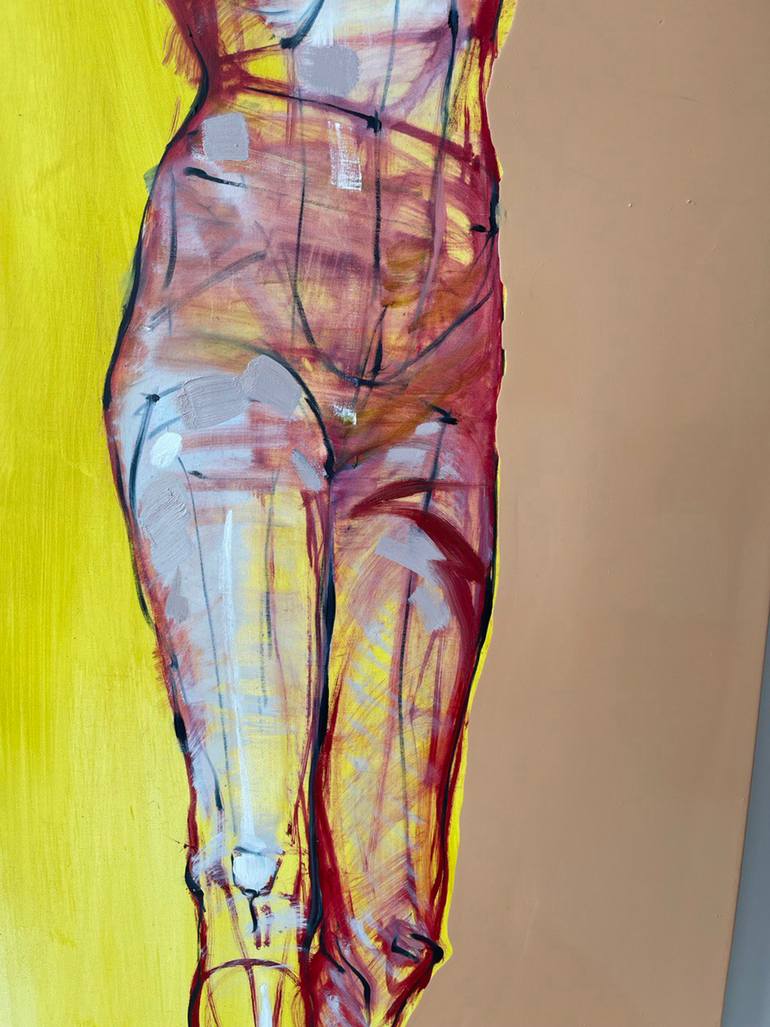 Original Abstract Women Painting by Anna Bondar