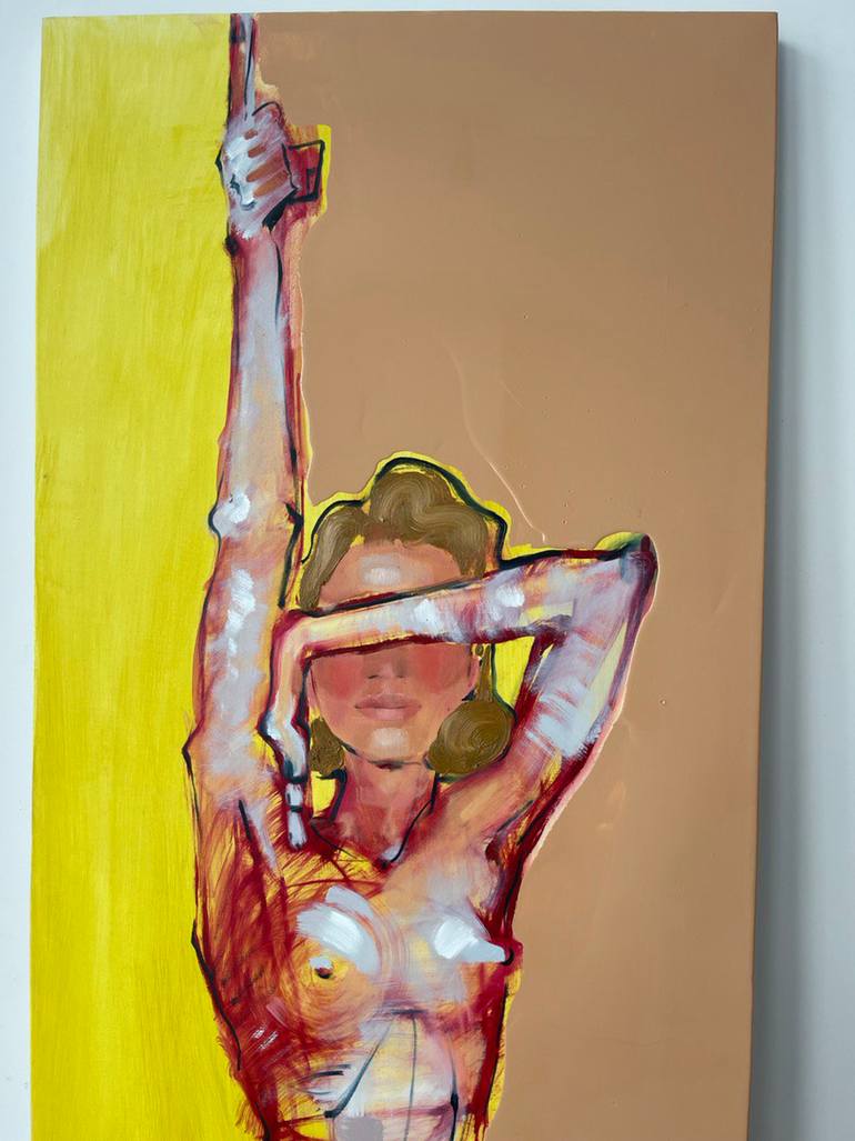 Original Abstract Women Painting by Anna Bondar