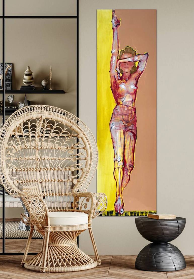 Original Abstract Women Painting by Anna Bondar