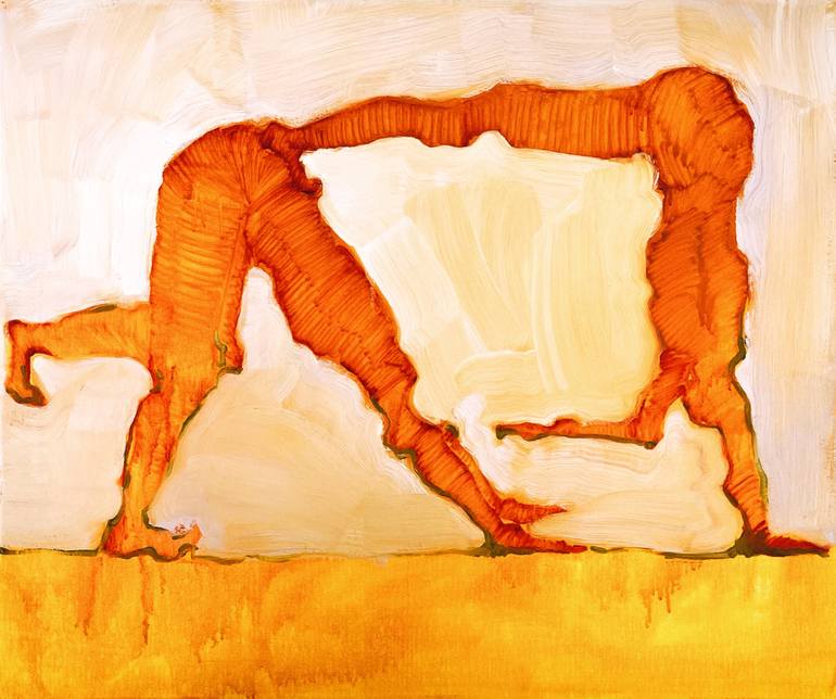 Print of Abstract People Paintings by Anna Bondar