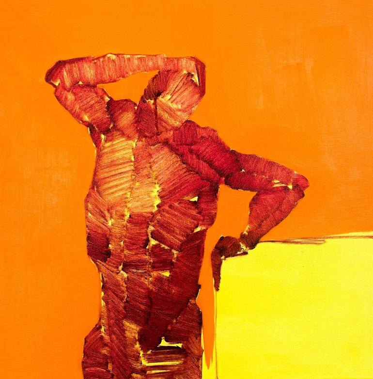 Print of Abstract People Paintings by Anna Bondar