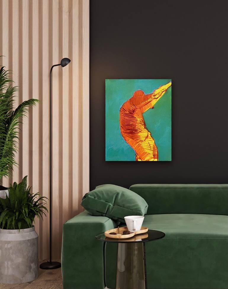 Original Abstract People Painting by Anna Bondar