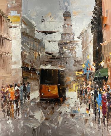 Original Impressionism Cities Paintings by Alexey Danshin