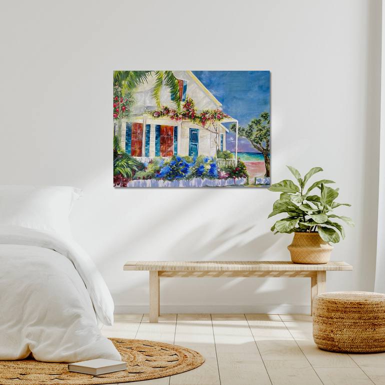 Original Other Beach Painting by Rebecca  Lee Dache