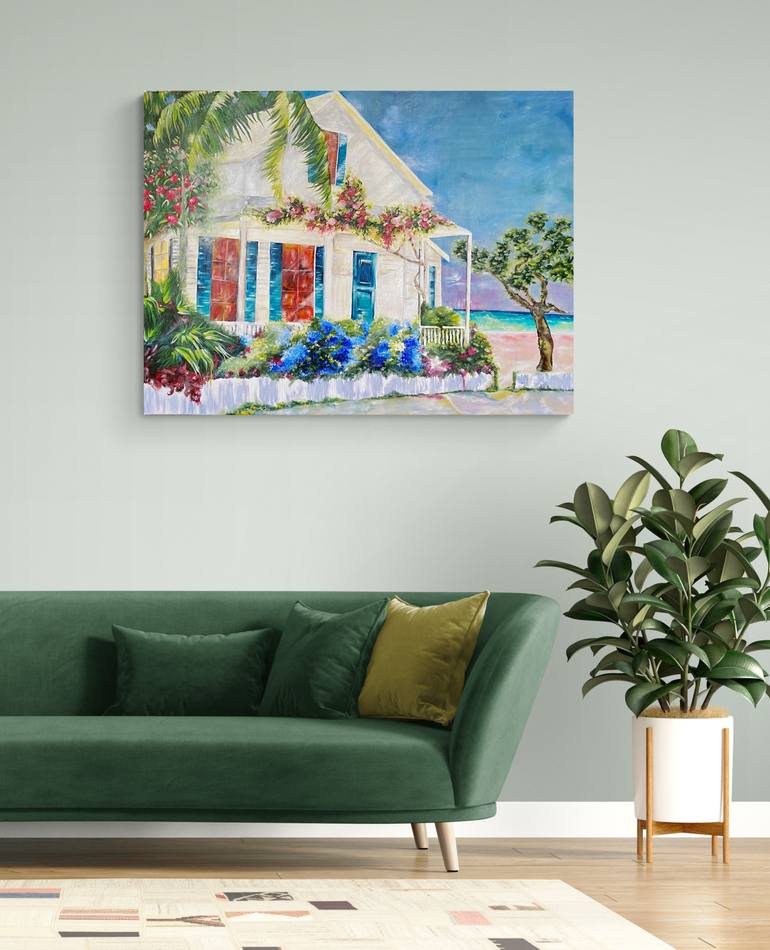 Original Other Beach Painting by Rebecca  Lee Dache