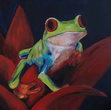 Original Figurative Animal Paintings by Alina Odwyer