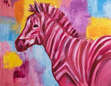 Original Pop Art Animal Paintings by Alina Odwyer