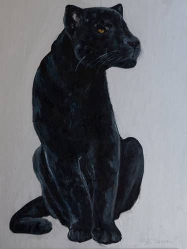 Black Panther animal cat art thumb