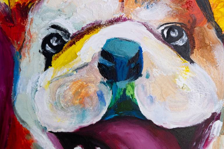 Original Abstract Animal Painting by Alina Odwyer