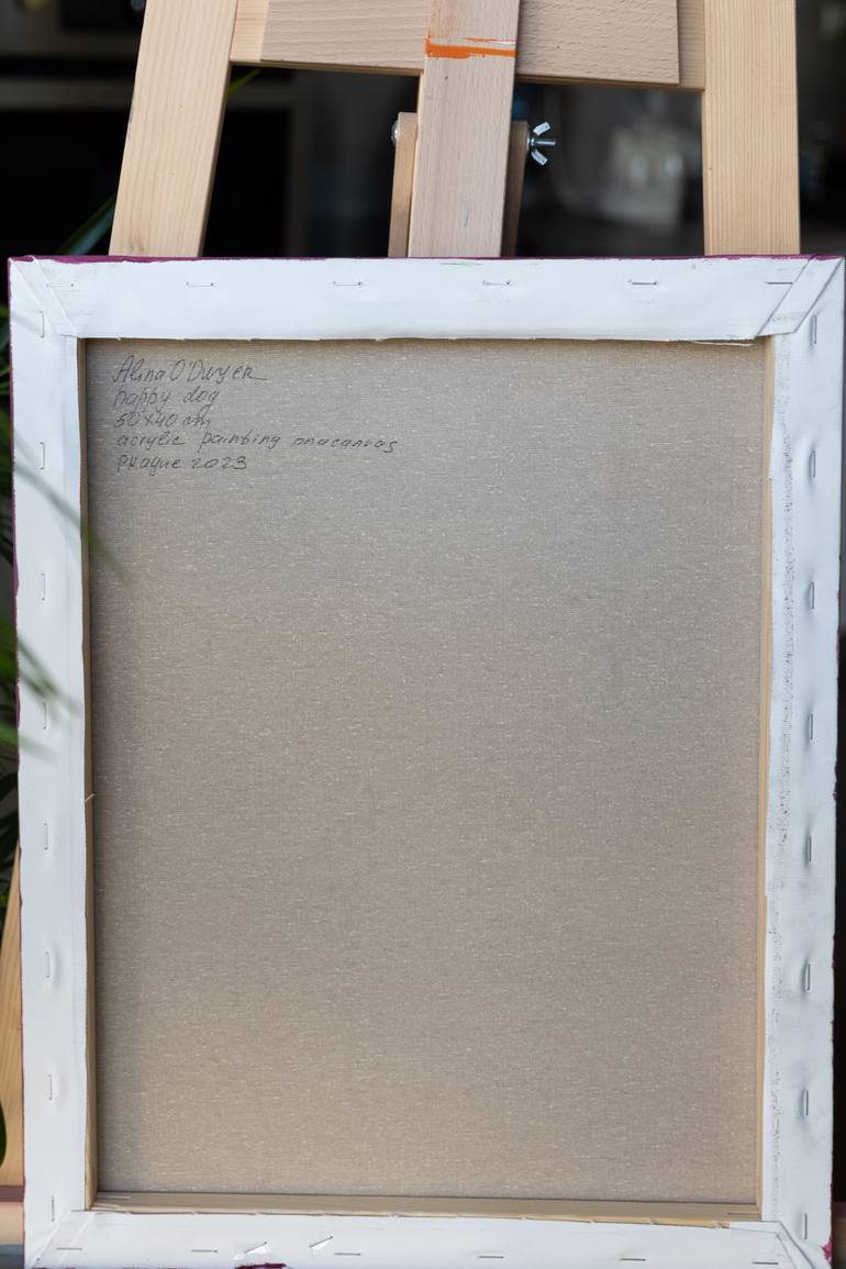 Original Abstract Animal Painting by Alina Odwyer