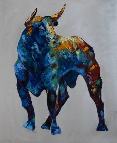 Original Figurative Animal Paintings by Alina Odwyer