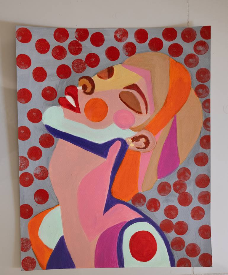 Original Abstract Pop Culture/Celebrity Painting by Alina Odwyer