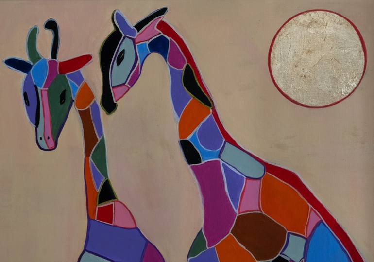 Original Contemporary Animal Painting by Alina Odwyer