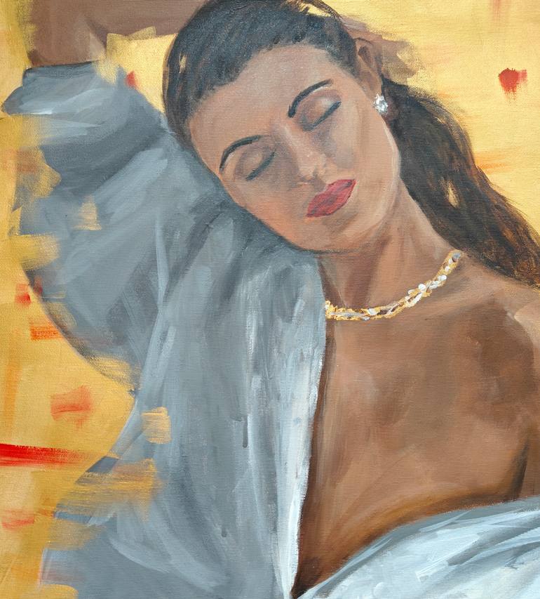 Original Contemporary People Painting by Alina Odwyer