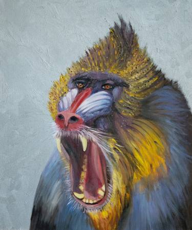 Original Contemporary Animal Painting by Alina Odwyer