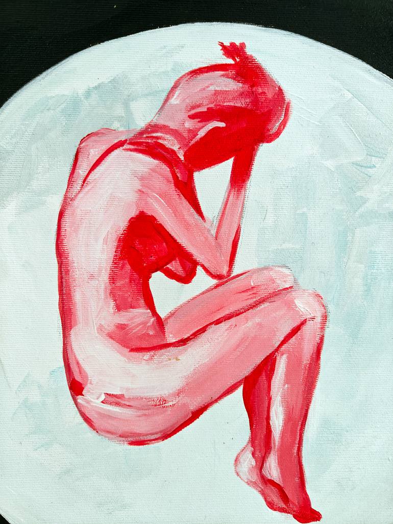 Original Contemporary Body Painting by Alina Odwyer