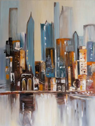 Print of Abstract Architecture Paintings by Alina Odwyer