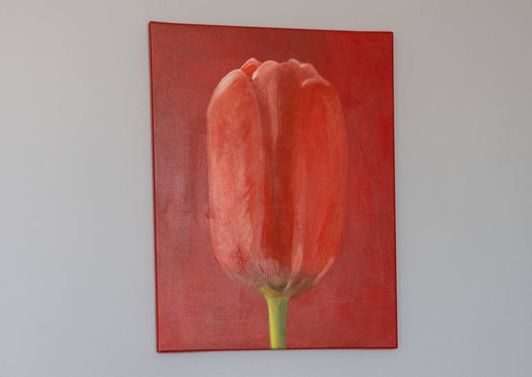 Original Modern Floral Painting by Alina Odwyer