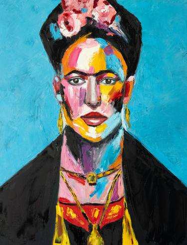 Frida Kahlo pop art portrait thumb