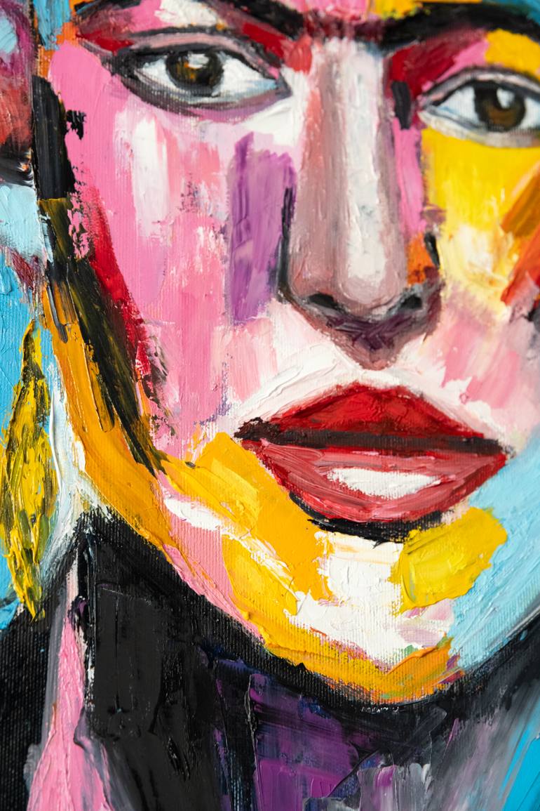 Original Portraiture Women Painting by Alina Odwyer