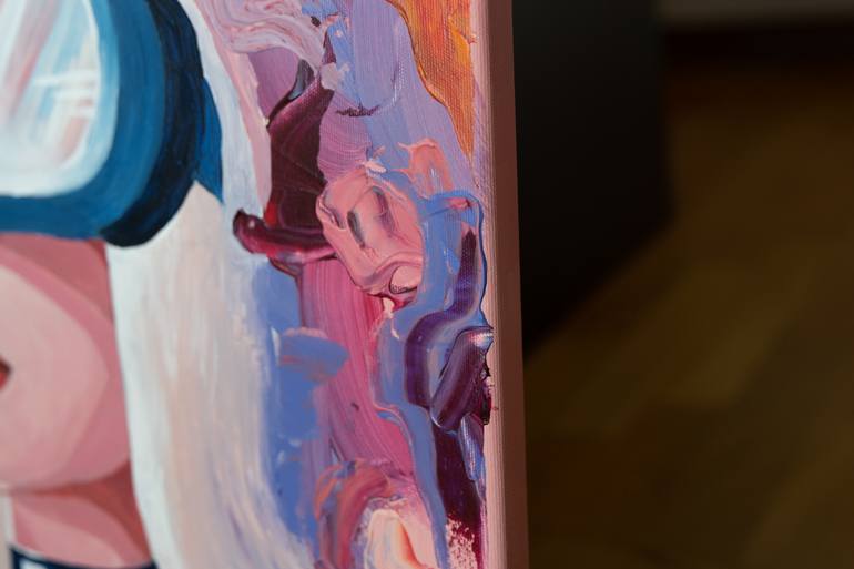 Original Figurative People Painting by Alina Odwyer