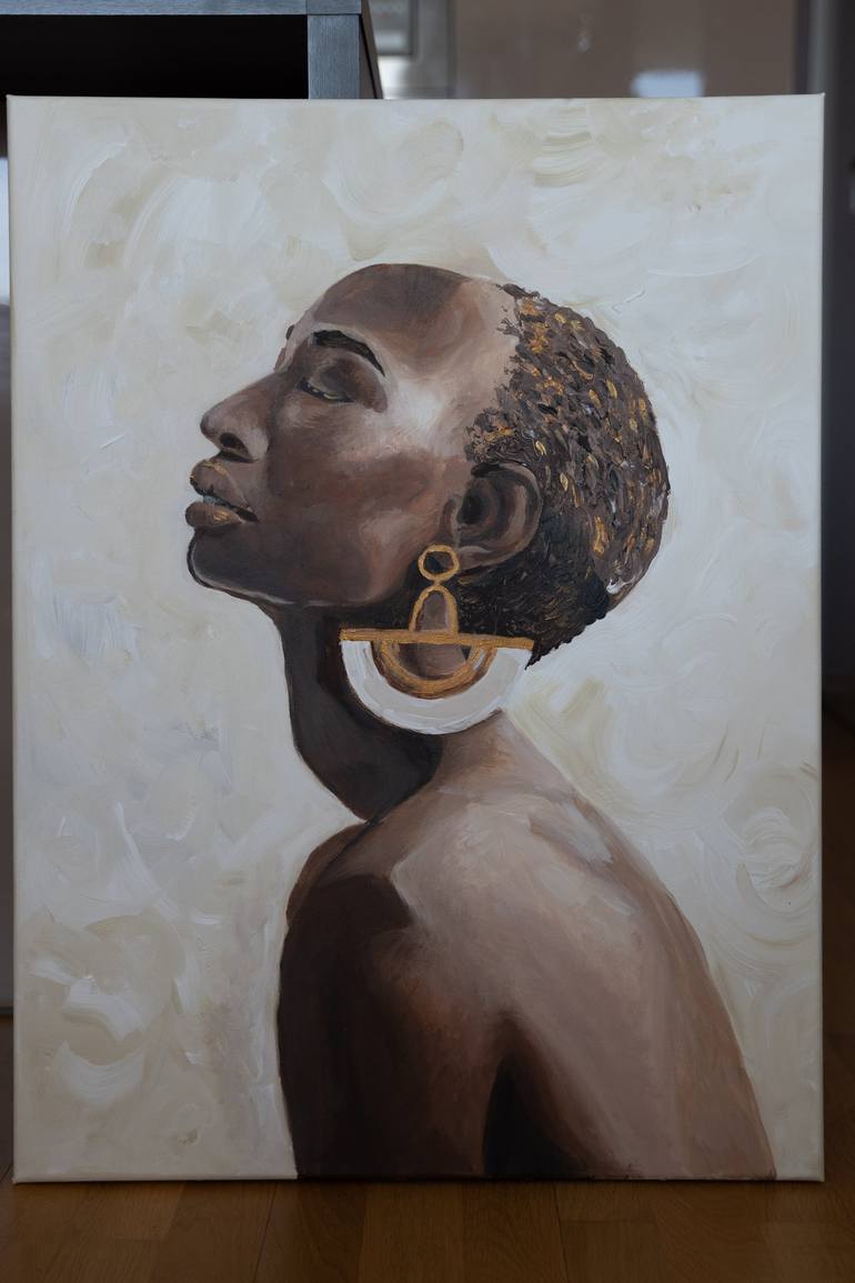 Original People Painting by Alina Odwyer