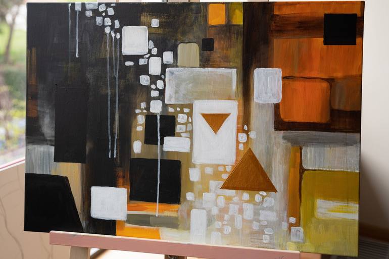 Original Abstract Expressionism Abstract Painting by Alina Odwyer