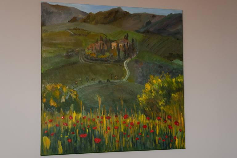 Original Impressionism Landscape Painting by Alina Odwyer