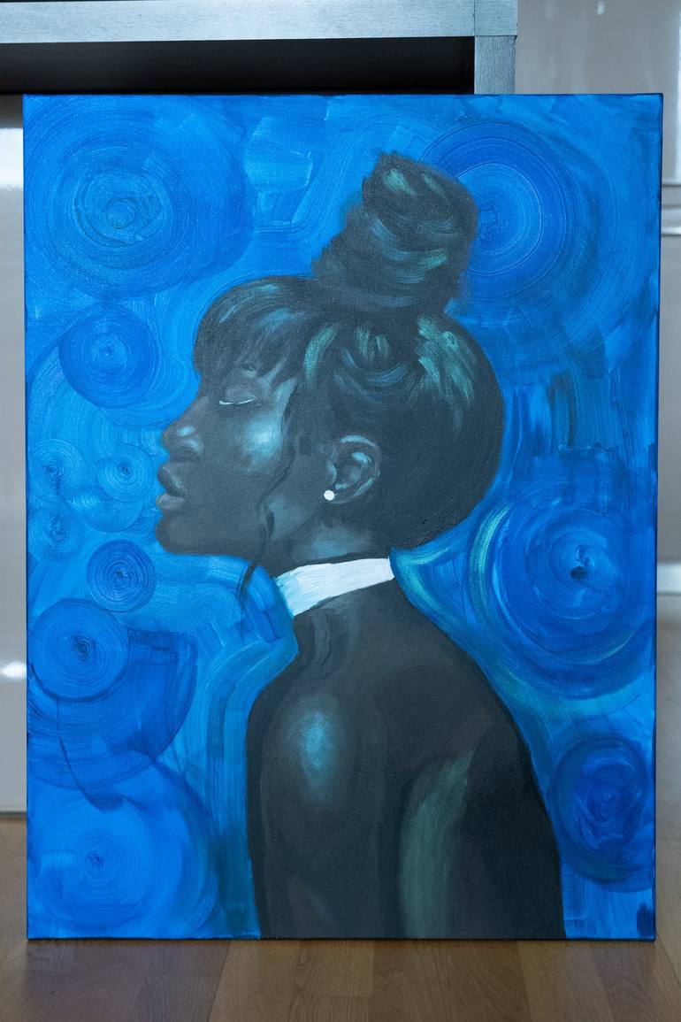 Original Portrait Painting by Alina Odwyer