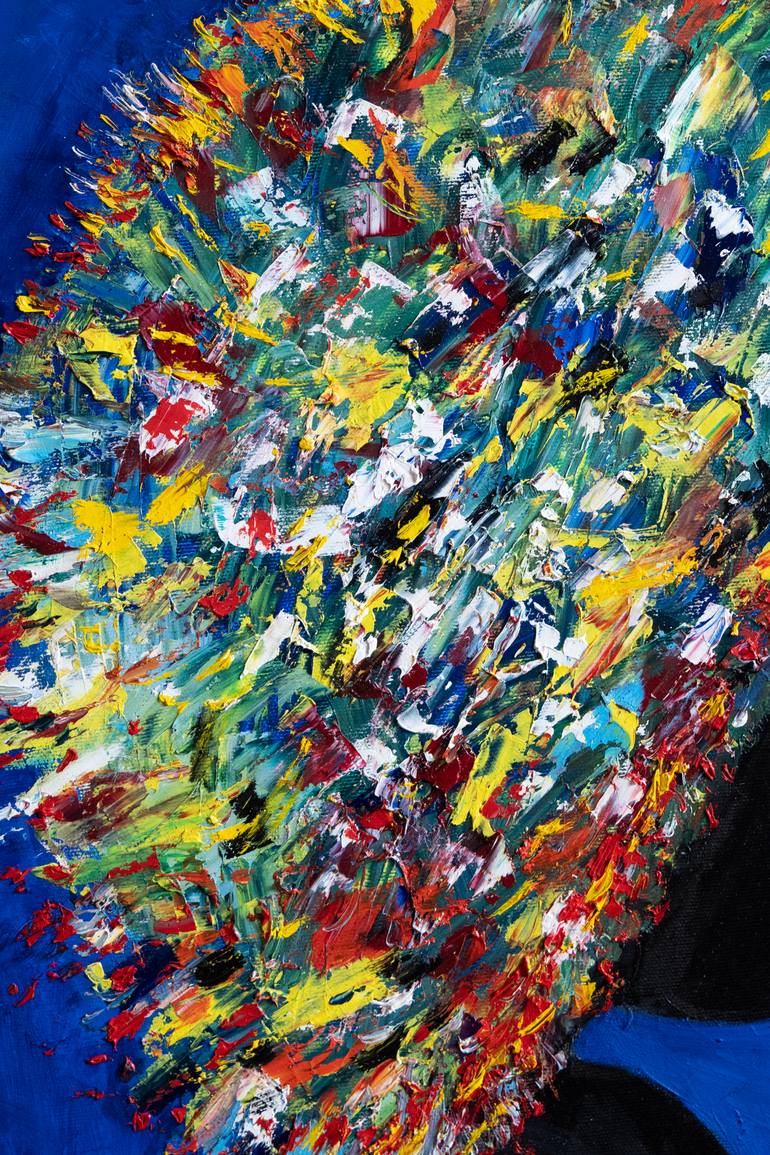 Original Pop Art Women Painting by Alina Odwyer