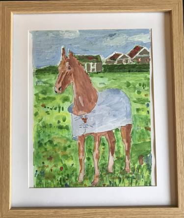 Original Impressionism Horse Paintings by Jan Hendriks