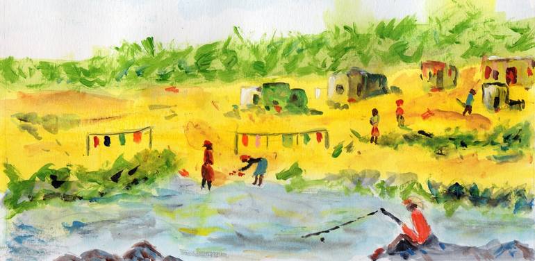 Original Expressionism Landscape Paintings by Jan Hendriks