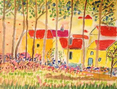 Original Impressionism Landscape Paintings by Jan Hendriks