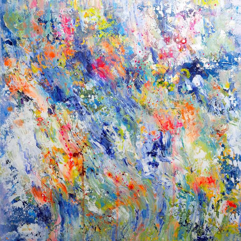 Jazz Blossom Painting by Irina Vladau | Saatchi Art