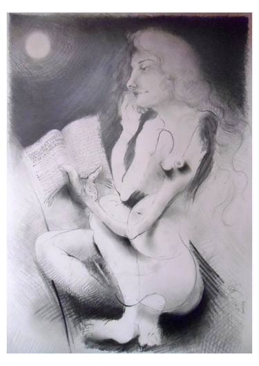 Print of Abstract Nude Drawings by Paul Woods