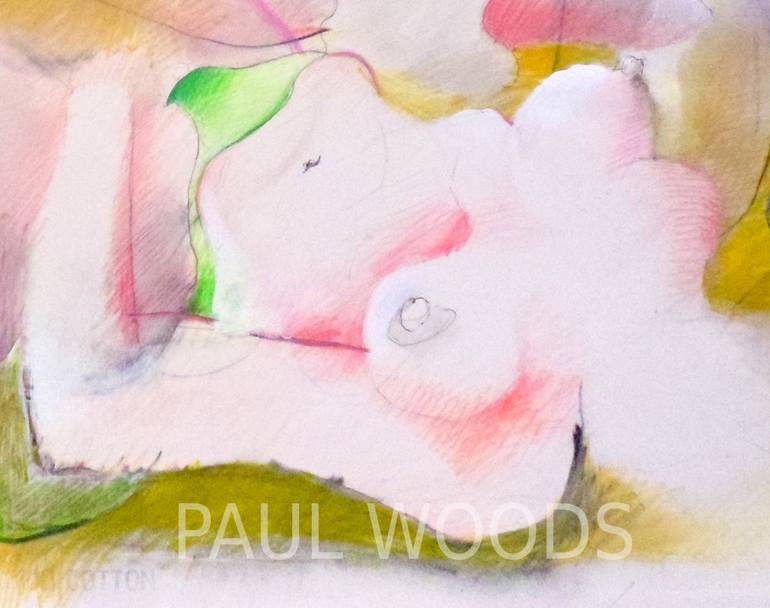 Original Abstract Beach Painting by Paul Woods