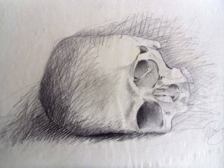 Charcoal Drawing, Drawing of a Skull, Drawing Print, Skull Art, by Josh  Carte, Dark Art, Wall Art Drawing, Pencil Art, Creepy Art