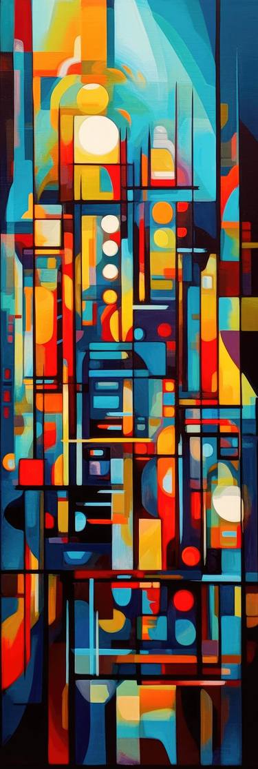 Print of Modern Abstract Digital by Cesar Peralta